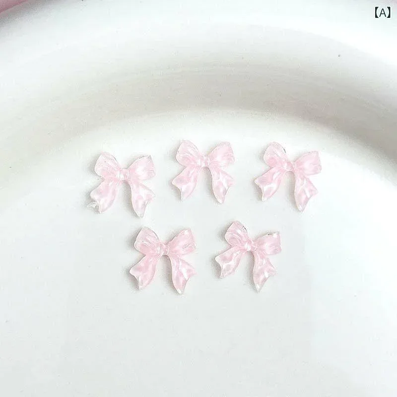 ネイルパーツ デコパーツ レディース ミニ リボン 立体 ぷっくり クリア カラー セルフネイル ネイルアート ネイルデコレーション かわいい ジェルネイル 樹脂 樹脂 ハンドメイド レジンデコ