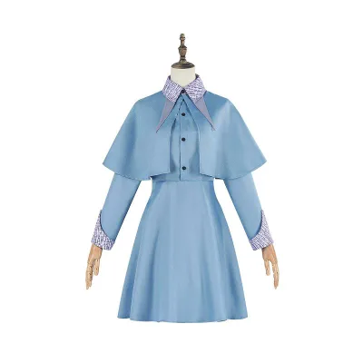 コスプレ衣装 レディース ハロウィン 魔法 学園 制服 風 ワンピース マント 帽子付き フルセット イベント パーティー 舞台劇 学園祭 文化祭