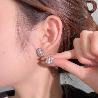 ピアス レディース ジルコニア 鍵モチーフ シルバー925ポスト 高級感 金属アレルギー対応 スタッドピアス 小ぶり かわいい 上品 通勤 フォーマル ジュエリー