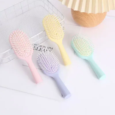 ヘアブラシ レディース ミニ クッションブラシ マッサージブラシ ヘアケア 頭皮マッサージ ボリュームアップ くし 持ち運び コンパクト かわいい パステルカラー さらさら 絡まない