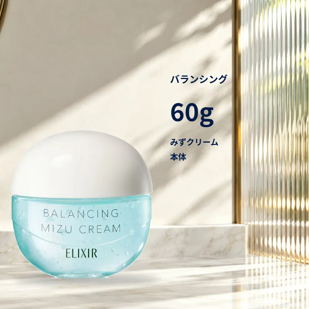 Shiseido Elixir Refle Balancing Water Cream 60g หน่วยหลัก Quasi-drug ครีมให้ความชุ่มชื้นป้องกันสิว