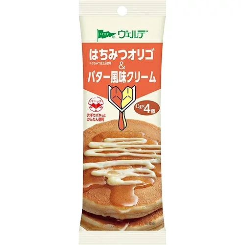 アヲハタ ヴェルデ はちみつオリゴ&バター風味クリーム 52g(13g×4個)× 24個