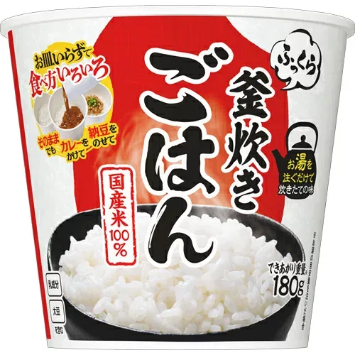 日清 ふっくら釜炊き ごはん 72g×6個×2セット パックごはん/電子レンジが無くても食べれる/防災/備蓄/キャンプ/時短/ローリングストック/爆買い
