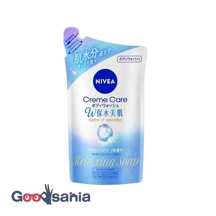 ニベア クリームケア ボディウォッシュ W保水美肌 リラクシングソープの香り 詰替 350ml