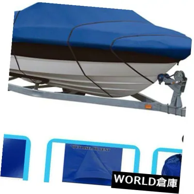ボートカバー ブルーボートカバーフィットシルバーラインCOMORO 17 T I / O 1974-1980 BLUE BOAT COVER FITS SILVERLINE COMORO 17 T I/O 1974-1980 【並行輸入品】