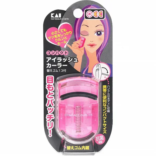 Q・E・C PCアイラッシュカーラー(コンパクト)(抗菌) ピンク