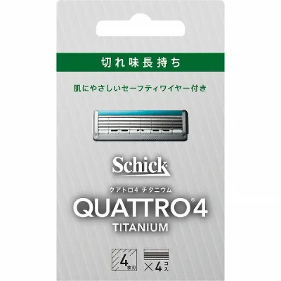 シック クアトロ4 チタニウム 替刃 4個
