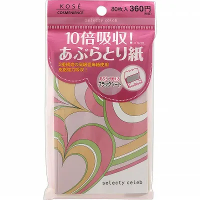 コンビニック セレクティ セレブ 超強力あぶらとり紙 80枚×6個セット