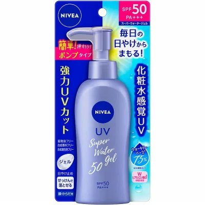 ニベアUV ウォータージェル ポンプ SPF50 PA+++ (140g) 花王