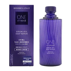"ONE BY KOSE ワンバイコーセー セラムヴェール ディープリペア (付けかえ用) 120mL ラージサイズ (薬用導入美容液) (医薬部外品)