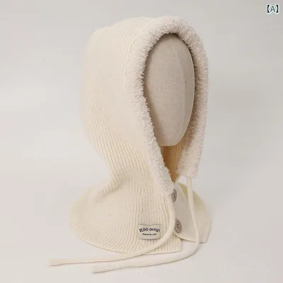 レディース かわいい 帽子 女性用 バラクラバ 帽子. 冬用. おしゃれな 耳 当て 付き. スノー ハット. 紐 付き ニット ウール ハット. レトロ ヘッド バンド. スカーフ