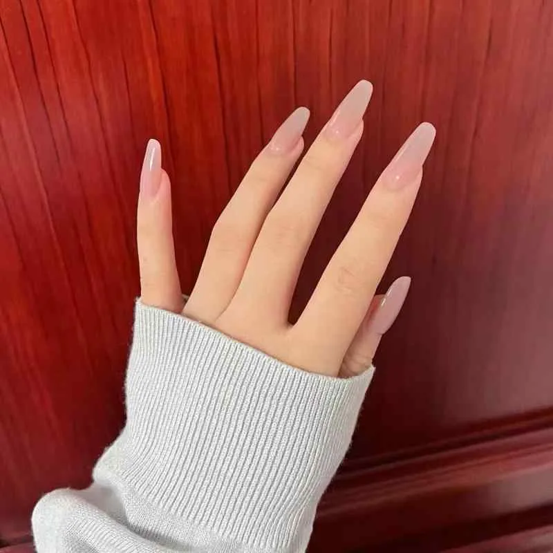 ネイルチップ レディース 付け爪 ハンドメイド 手作り ヌーディーピンク系 ナチュラルカラー 透け感 美白効果 中長タイプ 成人式 結婚式 二次会 オフィス パーティー お出かけ デート かわいい おしゃれ 指先華やか 簡単装着 ジェル風 高級感 ニュア