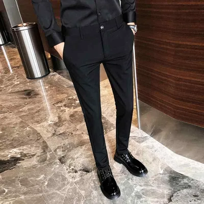 スラックス メンズ パンツ テーパードパンツ チノパン ビジネスズボン ズボン ボトムス 大きいサイズ ゆったり 体型カバー 着痩せ 細見え センタープレス ストレッチ 伸縮性 普段使い 通勤用 カジュアル 無地 シンプル 春秋 スタイリッシュ 美脚 シ