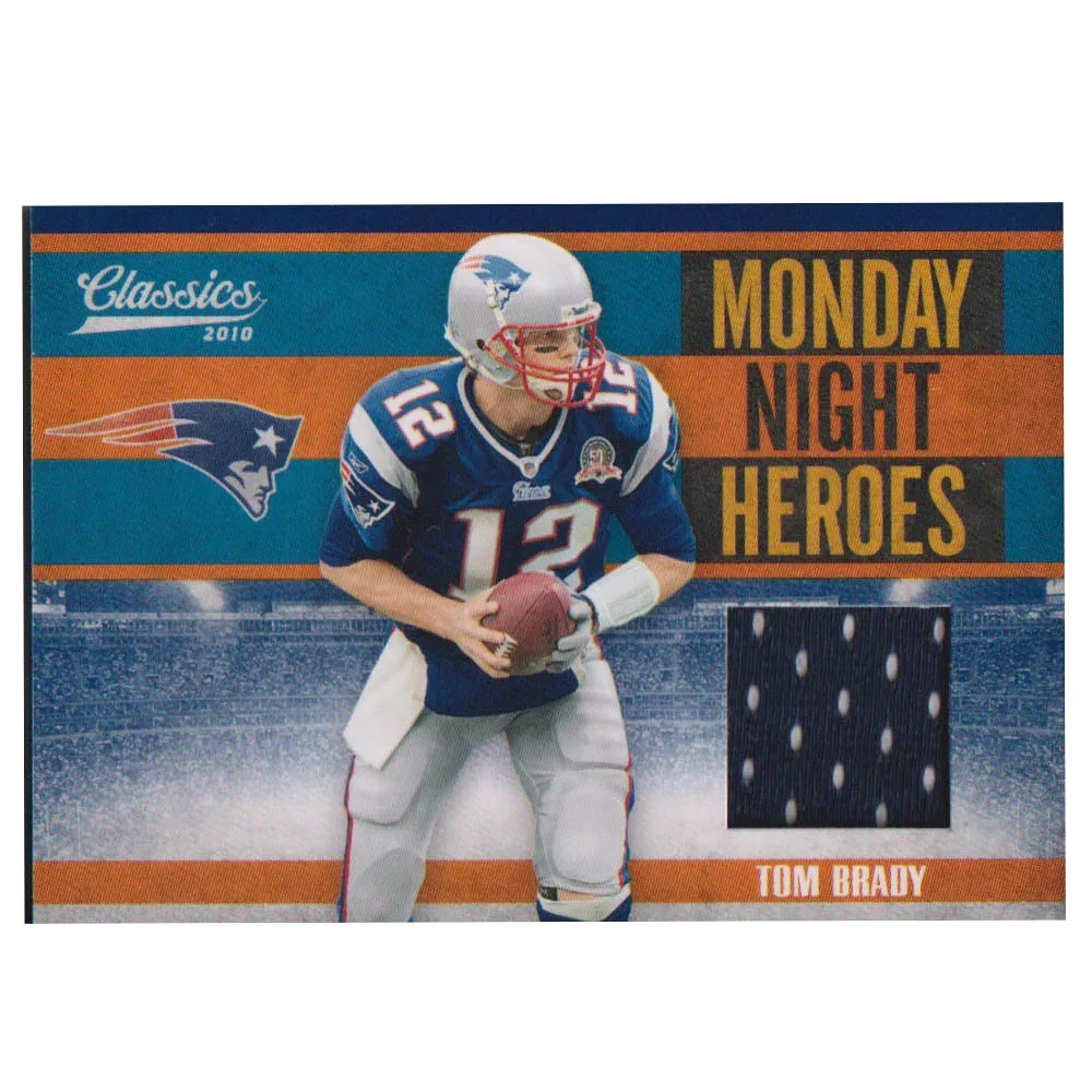 NFL Tom Brady Patriots การ์ดซื้อขาย/การ์ดกีฬา 1 ชิ้น 2010 Jersey Card 43/150 Panini