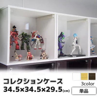 【25日★全品10%OFFクーポン★全員使える】 コレクションケース キューブボックスα 卓上 アクリル 扉 ロータイプ フィギュアケース 木製 ディスプレイケース 棚 コレクションボード 収納 ショーケース コレクション棚 人形ケース フィギュアラック カラーボックス cu 推
