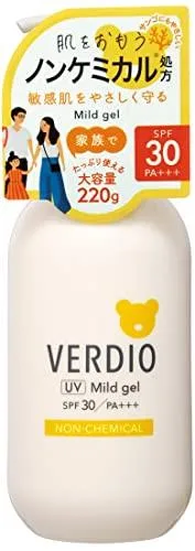 メンターム 30 sun protection factor ベルディオUVマイルドジェルN220g ジェル