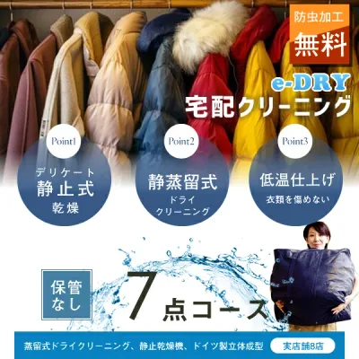 クリーニング 宅配クリーニング \ブロガーさん推薦!/ 詰め放題 最大7点 送料無料 衣替え 新生活 カシミアクリーニング スキーウェアクリーニング 簡易染み抜き無料 天然石鹸クリーニング【サービス特集認定商品】