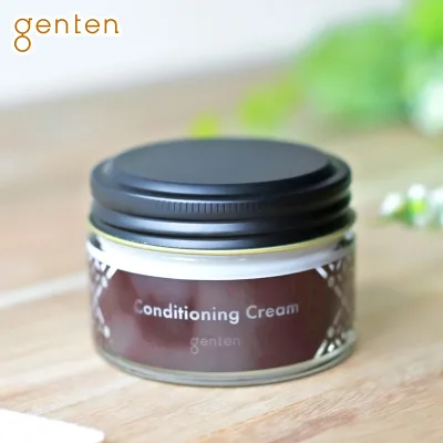 ★ バッグ 財布 レザーケアクリームgenten ゲンテン レザーコンディショニングクリーム 32832LEATHER CONDITIONING CREAM 保湿 保革 艶出し レザーケア レザーケア用品 クリーム メンテナンス お手入れ用品 日本製 ギフト プレゼント ブランド