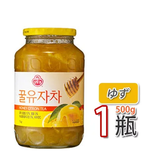 ゆず茶【冬に大人気商品】【三和】蜂蜜ゆず茶 500g 1個 ★ ビタミンCがレモンの3倍!美味しく風邪予防!オットギ 韓国お茶 健康茶 韓国飲料 韓国ドリンク三和 蜂蜜ゆず茶 (08035x1)【S】