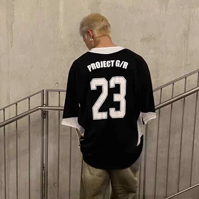 Tシャツ メンズ レディース 半袖 トップス カットソー アメフト風 バイク風 ユニセックス ゆるシルエット カジュアル スポーティー オーバーサイズ クルーネック