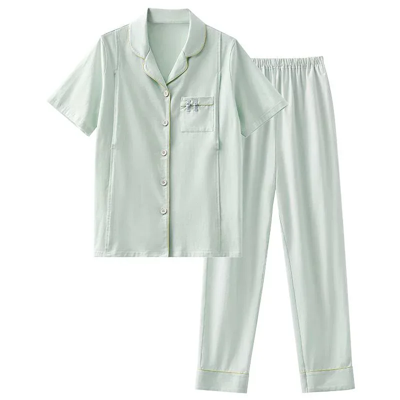 パジャマ レディース マタニティ 授乳服 ルームウェア 半袖 胸パッド付き 産前 産後 部屋着 カジュアル リラックスウェア 授乳用 春夏 妊娠中