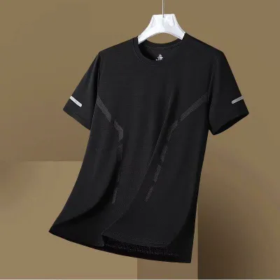 Tシャツ レディース 春夏 接触冷感 吸湿速乾 メッシュ 薄手 トップス クルーネック シンプル 無地 カジュアル トレンド 着回し抜群 普段使い スポーツ フィットネス