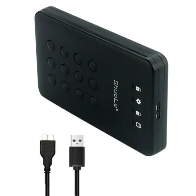 USB 3.0HDDエンクロージャーポータブル2.5``パスワード保護付きSATAHDDエンクロージャー