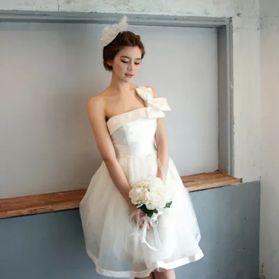 ウエディングドレス 結婚式 ミニドレス 花嫁 ドレス ショートドレス ブライダル ウェディングドレス 二次会 エンパイア パーティードレス カラードレス 大きいサイズ 小きいサイズ 披露宴 発表会 白 XXS XS S M L XL XXL XXXL 前撮り 後撮り フォトウェディング 挙式 教会式