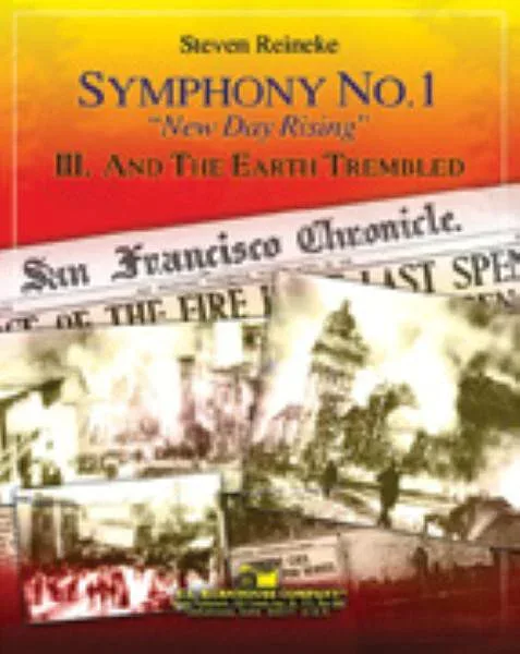 楽譜 WSC8978 輸入 交響曲第1番『ニュー・デイ・ライジング』第3楽章「そして大地が震えた」(ライニキー) (ス / ロケットミュージック