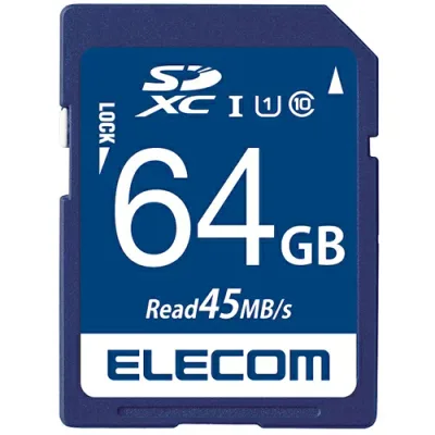 エレコム SDXCメモリカード 64GB MF-FS064GU11R