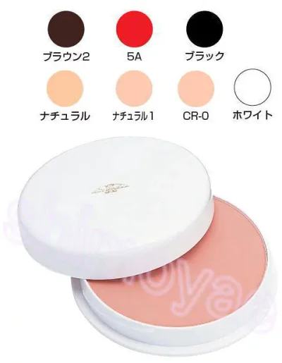 フェースケーキ 60g【メール便OK】ナチュラル・ナチュラル1・CR-0・ホワイト・ブラウン2・5A・ブラックウェットタイプのケーキ型ファンデーションです。「三善化粧品」バラエティ系 混ぜ色 ナチュラル ブライダル