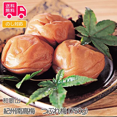 和歌山 紀州南高梅 つぶれ梅(750g)【送料無料(代引不可)】