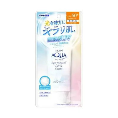 ロート スキンアクア スーパーモイスチャーUV ライトアップエッセンス SPF50+ PA++++ 70g フローラルミュゲの香り4987241193899 -ma