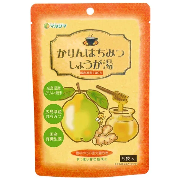 かりんはちみつしょうが湯(袋入)(60g(12g×5包入))【純正食品マルシマ】
