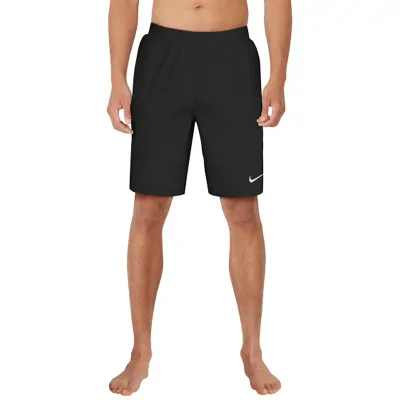 Nike Swim Men's Nike Hero Style 9 Volley Shorts Swimming Wear Apparel Swimsuit Casual with Inner Black Free Shipping NIKE SWIM NESSF558