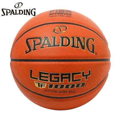 No. 7 Ball (General Men's) Spalding Sports Men's Legacy TF-1000 FIBA JBA Synthetic Leather Basketball Accessories Competition FIBA/JBA Official Ball Brown Brown Free Shipping Spalding 77-084J
