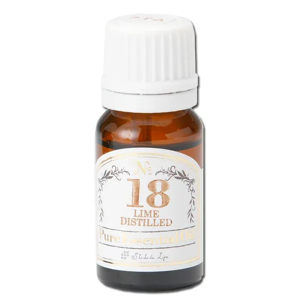 ライム 精油 10ml Pure エッセンシャルオイル ディスティル アロマオイル 天然100% ピュア アロマ 柑橘系 シトラス すっきり 爽快 リフレッシュ 気分転換 集中 消臭 芳香浴 ディフューザー しちだ・ライフ