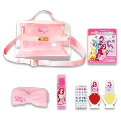 リトルブリング リトルハンドバッグセット Secret Jouju キッズコスメ 4才以上 子供用 女の子 プリンセス おもちゃ メイクセット 誕生日 ハロウィン ギフト プレゼント