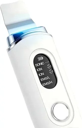 美顔器 ウォーターピーリング 超音波 毛穴洗浄 EMSケア IPX7防水 イオン導入 LED光エステ コードレス Type-C充電 海外対応 男女兼用