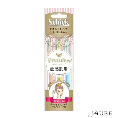 シック Schick プレミア 敏感肌用 まゆ用 Lディスポ 3本入【ドラッグストア】【宅急便コンパクト対応】
