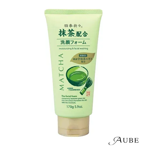 熊野油脂 四季折々 抹茶配合 洗顔フォーム 170g【ドラッグストア】【宅急便コンパクト対応】