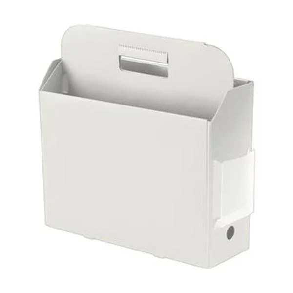 (まとめ)プラス PPキャリーボックス+ A4Eホワイト FL-126BF 1個【×20セット】