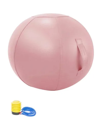 55cm バランスボール アンチバースト 分厚い 滑り止め加工 フットポンプ付 ヨガ ピラティス 筋トレ ストレッチ オフィスチェア