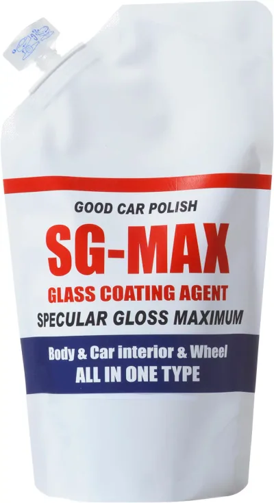 ガラスコーティング剤 詰め替え用 車 SG-MAX 選べる容量 100~2000ml レビューを書いて10%増量 補充 撥水 ツヤ出し 業務用 プロ仕様 ガラスコーティング 自動車 バイク スマホ ホイール 簡単施工 ノーコンパウンド 濡れたまま メール便 送料無料 洗車 メンテナンス 日本製