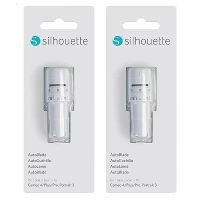 シルエットカメオ4・自動刃だし調整機能付きカッターセット 2パックセット 並行輸入品