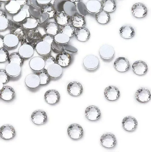 XIULIラインストーン DIY ネイルを飾てと服装使用 高い採光 ホワイト ss3-30 (1.4mm ss3(1440粒), サイズ)