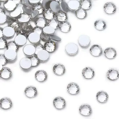 XIULIラインストーン DIY ネイルを飾てと服装使用 高い採光 ホワイト ss3-30 (1.4mm ss3(1440粒), サイズ)