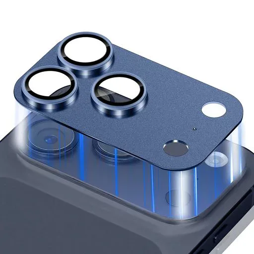 LuFiYa カメラフィルム iPhone 17 Pro 対応 レンズカバー、アルミ合金+9H硬度強化ガラス製 アイフォン17 Pro 用 レンズカバー 全面保護 高透過率 露出オーバー防止 耐衝撃 カメラ保護フィルム - …
