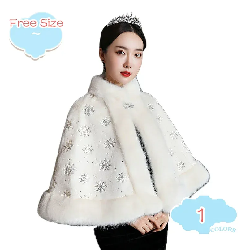 1000円OFFクーポン ショール レディース 厚手 ストール 大判 ファー 暖かい フェイクファー 冬 ボレロ 結婚式 パーティー ドレス ファーケープ 白 花嫁 ケープ 可愛い 結婚式 フォーマル ウェディング ボレロ カーディガン 肩掛け ドレス ウエディング用 shopcp