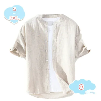 1000円OFFクーポン 開襟シャツ メンズ 半袖 夏服 アウター 大きいサイズ トップス 前開き 着痩せ カジュアルシャツ ゆったり 春秋 ワイシャツ 通気 かっこいい 薄手 日焼け止め 折襟 シャツ ボタンダウン オシャレ 羽織り ファッション shopcp